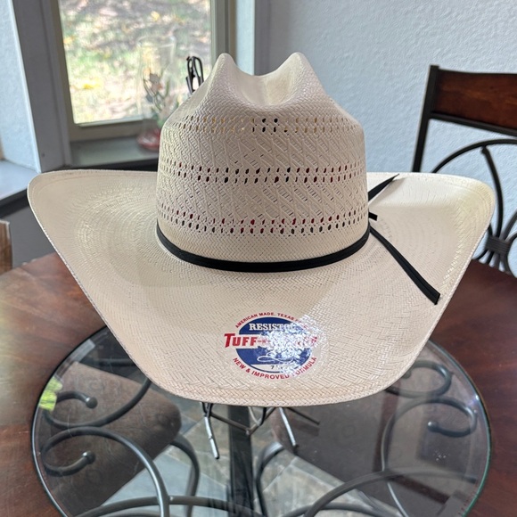 Resistol “Chase Triple Vent” Straw Cowboy Hat - Picture 1 of 5